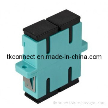 Aqua Color Om3 Optic Fiber Adapter Sc